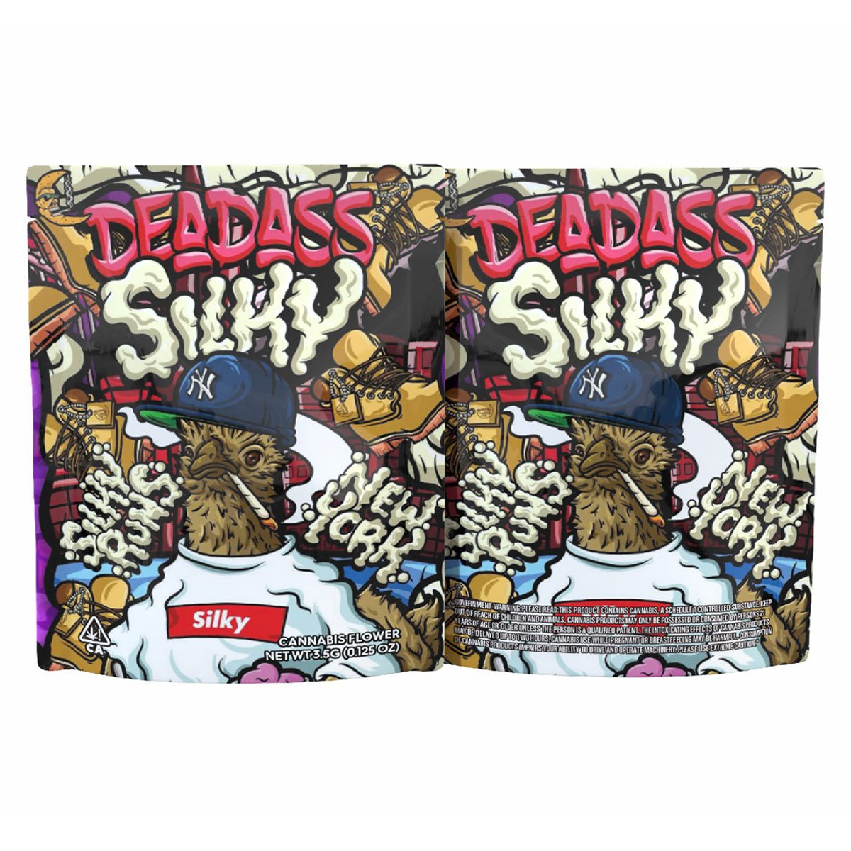 Deadass Silky Weed Mylar Bags 3.5 Grams