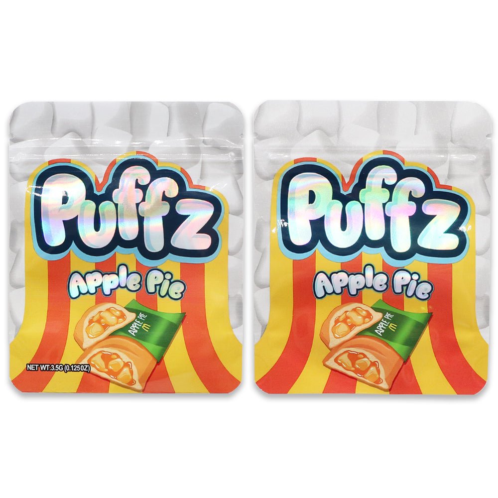Puffz Apple Pie Weed Mylar Bags 3.5 Grams