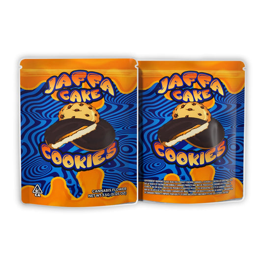 Jaffa Cake Cookies Weed Mylar Bags 3.5 Grams