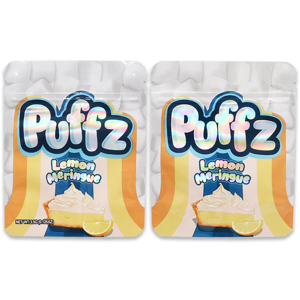 Puffz Lemon Meringue Weed Mylar Bags 3.5 Grams