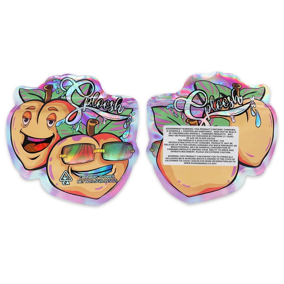 SPLOOSH SHERB Weed Mylar Bags 3.5 Grams