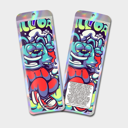 Happy Day 1G Labeled Pre-Roll Mylar Bags