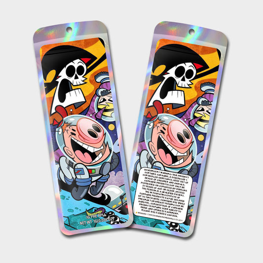 Billy Mandy 1G Labeled Pre-Roll Mylar Bags