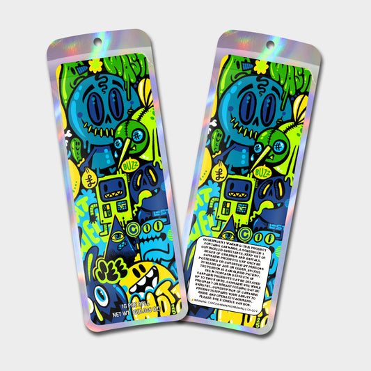 Jee 1G Labeled Pre-Roll Mylar Bags