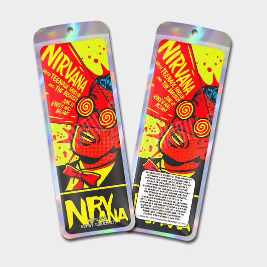 Nirvana 1G Labeled Pre-Roll Mylar Bags