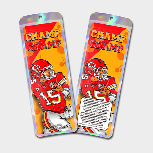 Champ 1G Labeled Pre-Roll Mylar Bags
