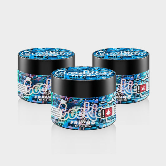 Cookies 1G PET Jars - Labelled