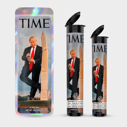 Time 1g 0.5g Labeled Pre-Roll Tubes with Bag