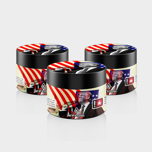 Trump 1G PET Jars - Labelled