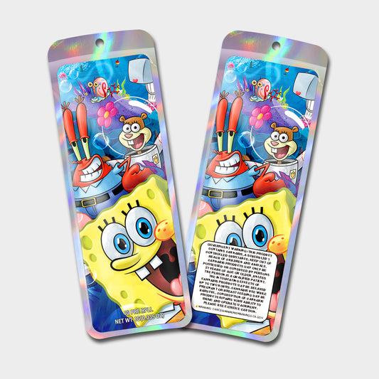 Spongebob 1G Labeled Pre-Roll Mylar Bags