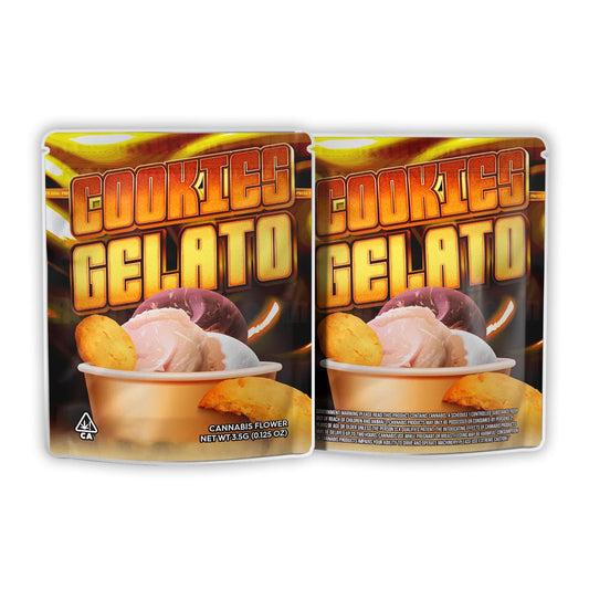 Cookies Gelato Weed Mylar Bags 3.5 Grams