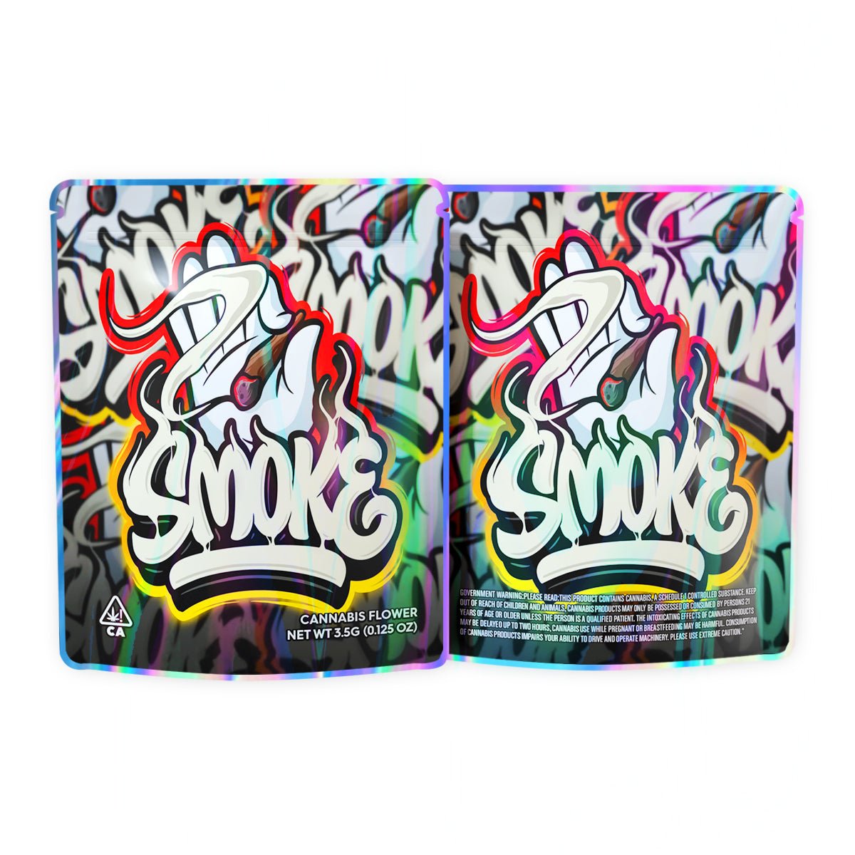 Smoke Mylar Bags 3.5 Grams