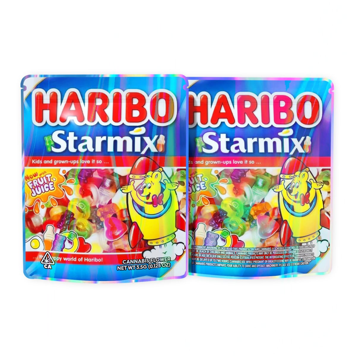 Haribo Starmix Soft Candy Mylar Bags 3.5 Grams