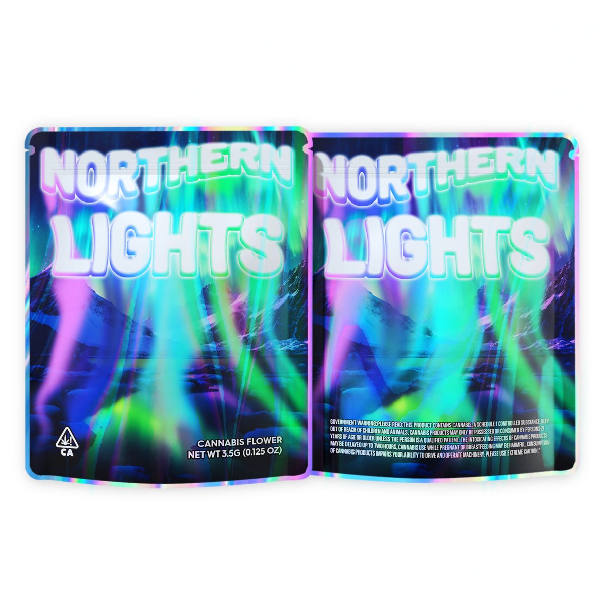 Northern Lights 3.5G Mylar Bag