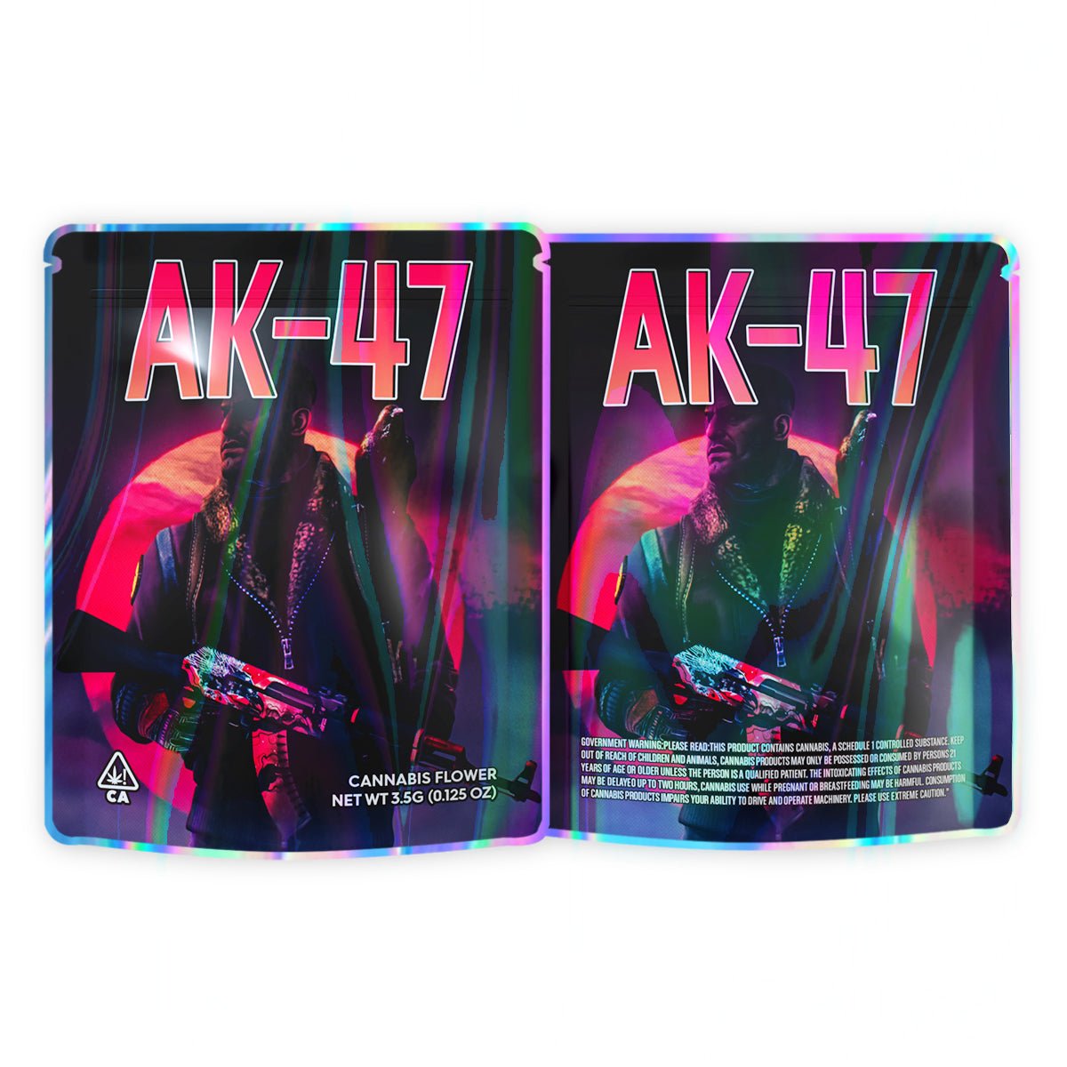 AK-47 Mylar Bags 3.5 Grams