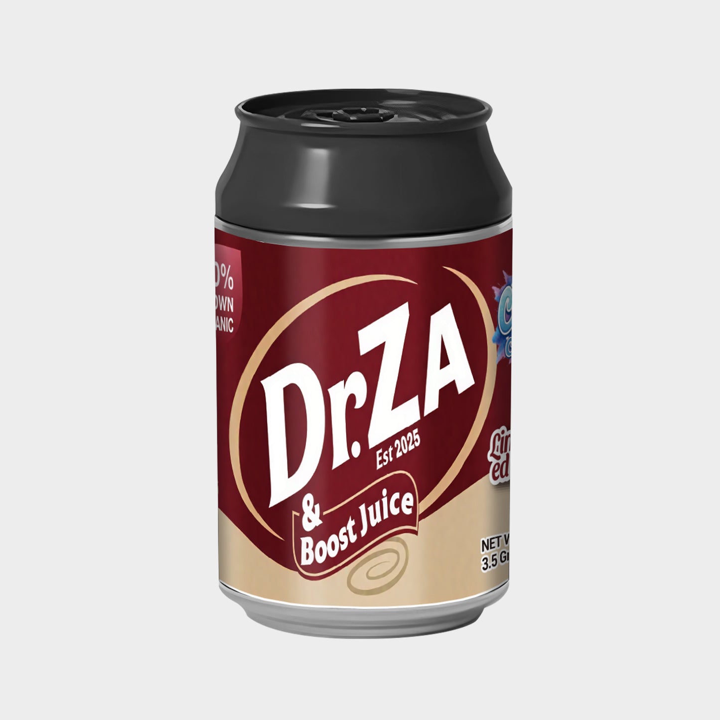 Dr. Za Boost Juice New 3.5g Soda Can Design Plastic Jars