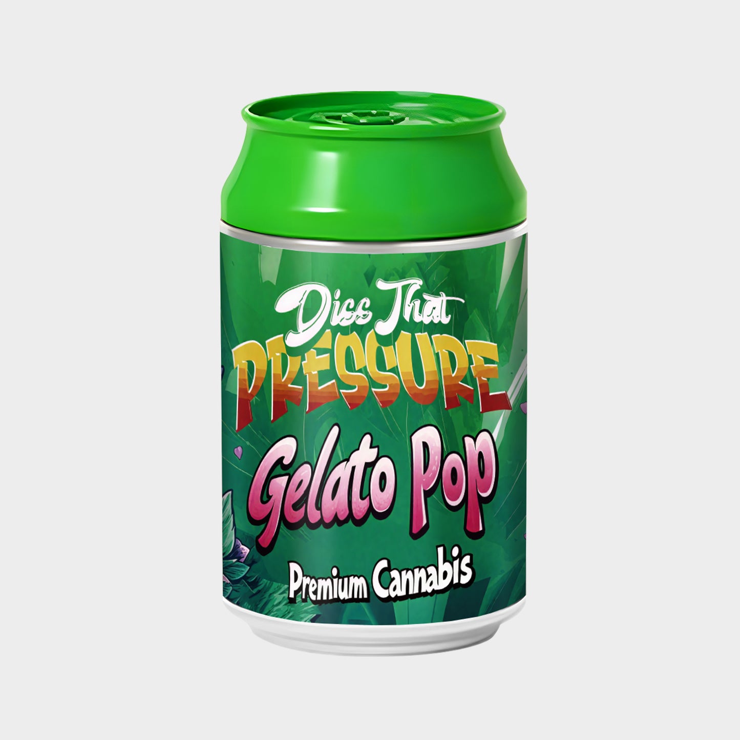 Diss Thest Pressure Gelato Pop New 3.5g Soda Can Design Plastic Jars