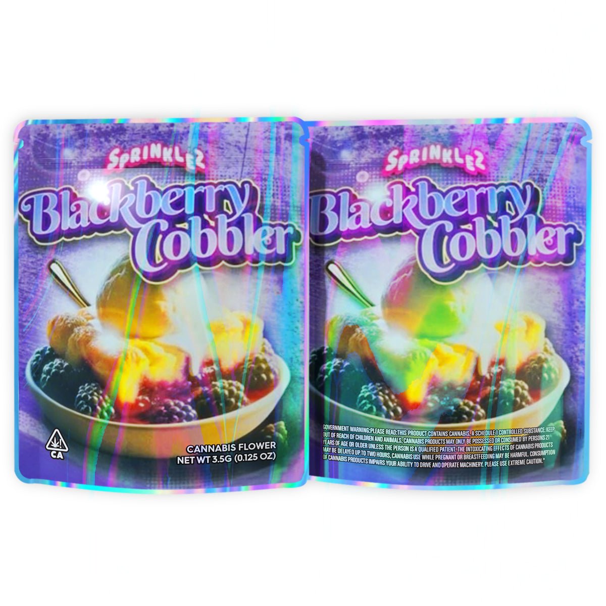 Sprinklez Blackberry Cobbler Mylar Bags 3.5 Grams
