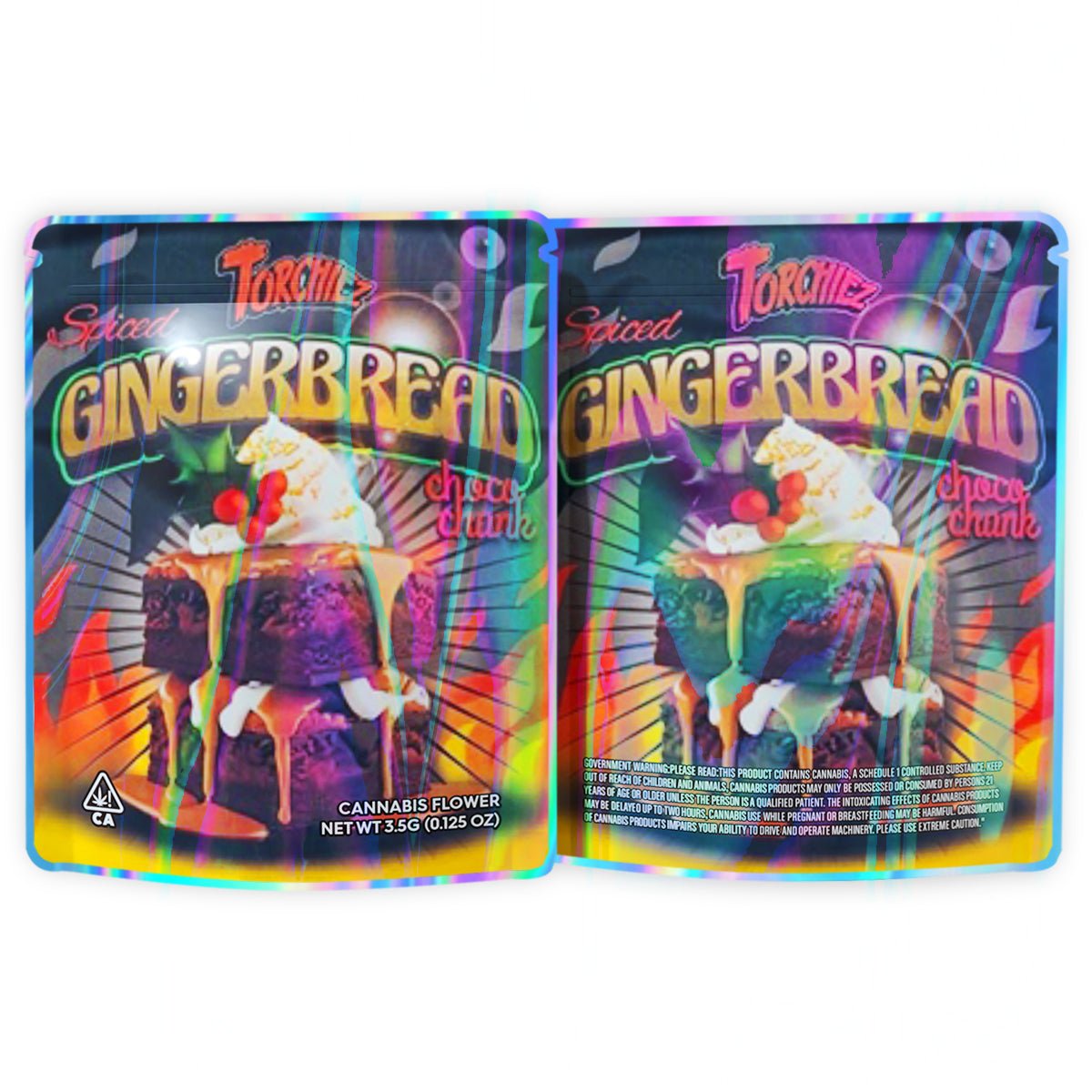 Torchiez Spiced Gingerbread Mylar Bags 3.5 Grams