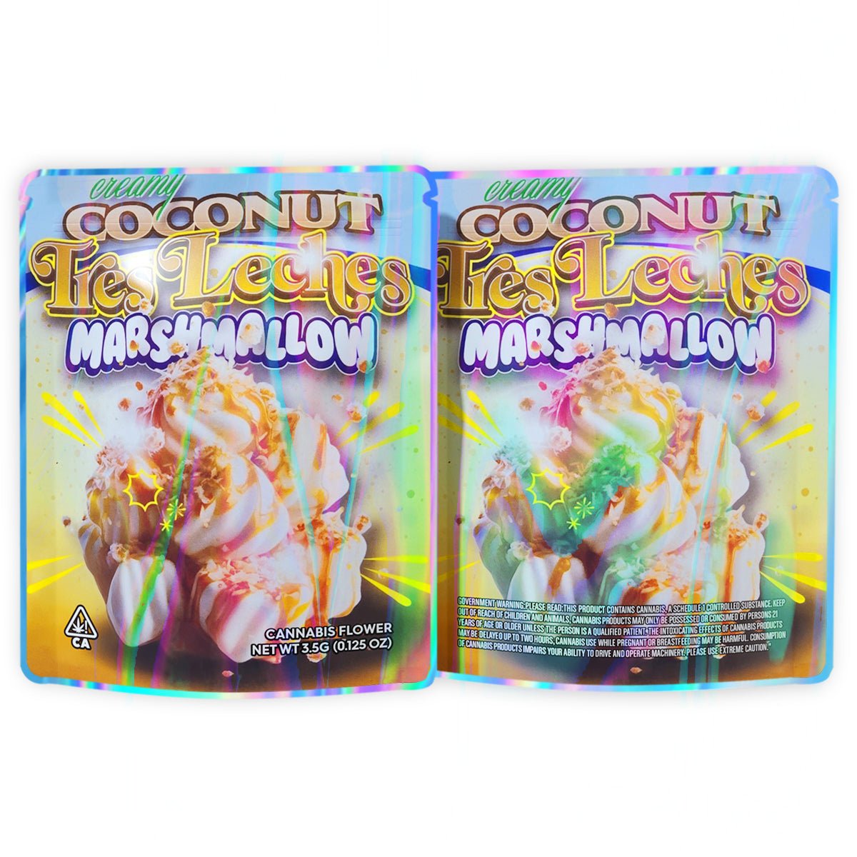 Coconut Tres Leches Marshmallow 3.5G Mylar Bags