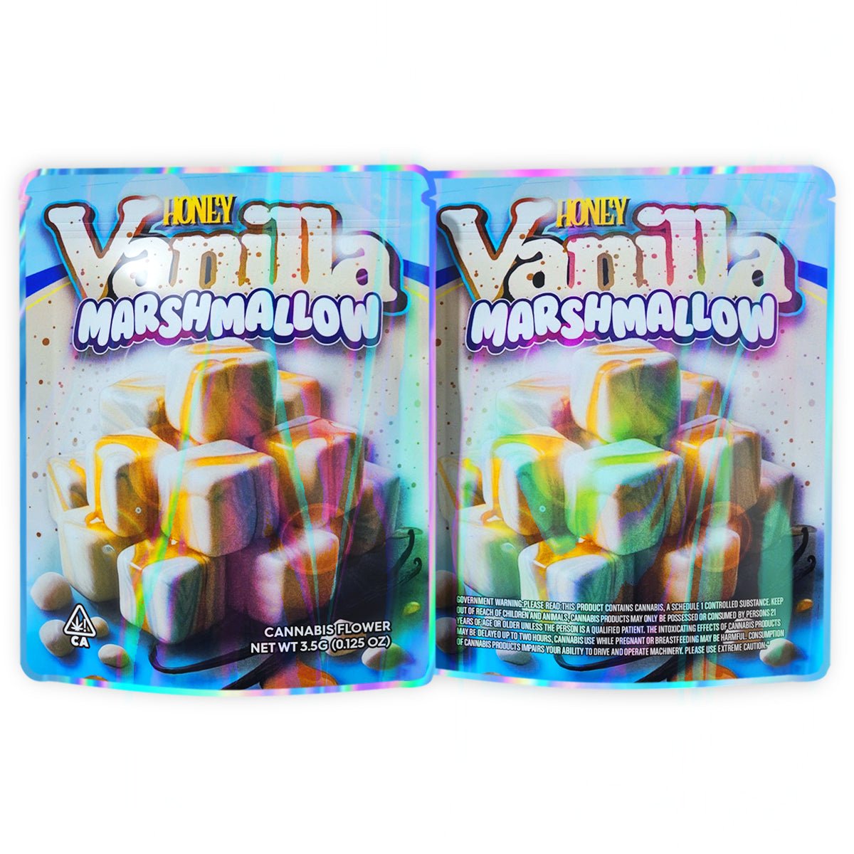 Honey Vanilla Marshmallow 3.5G Mylar Bags