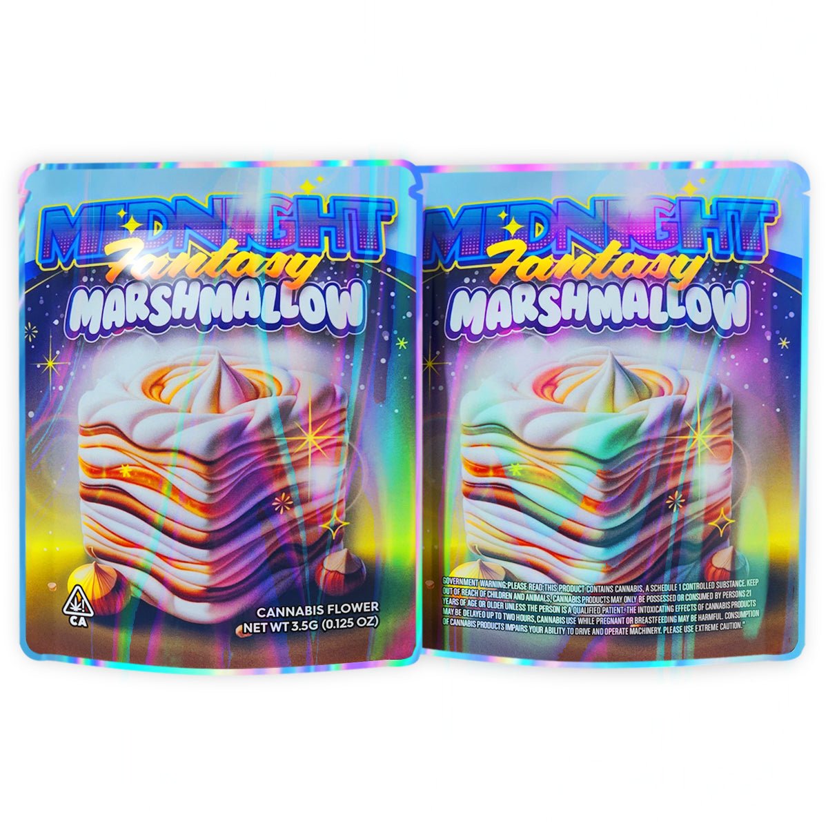 Midnight Fantasy Marshmallow 3.5G Mylar Bags
