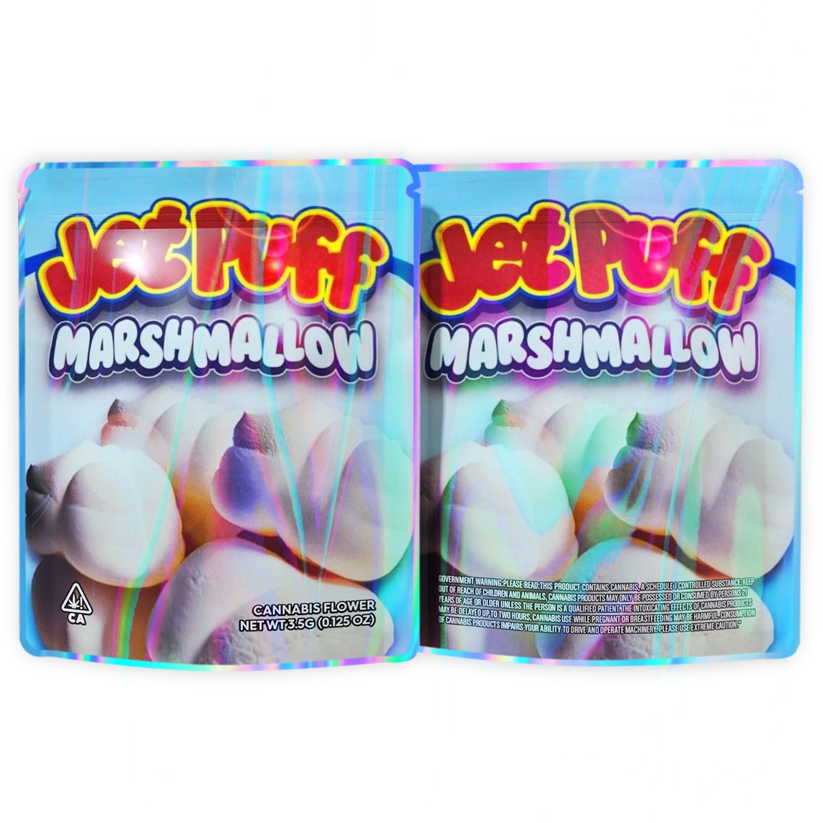 Jet Puff Marshmallow 3.5G Mylar Bags