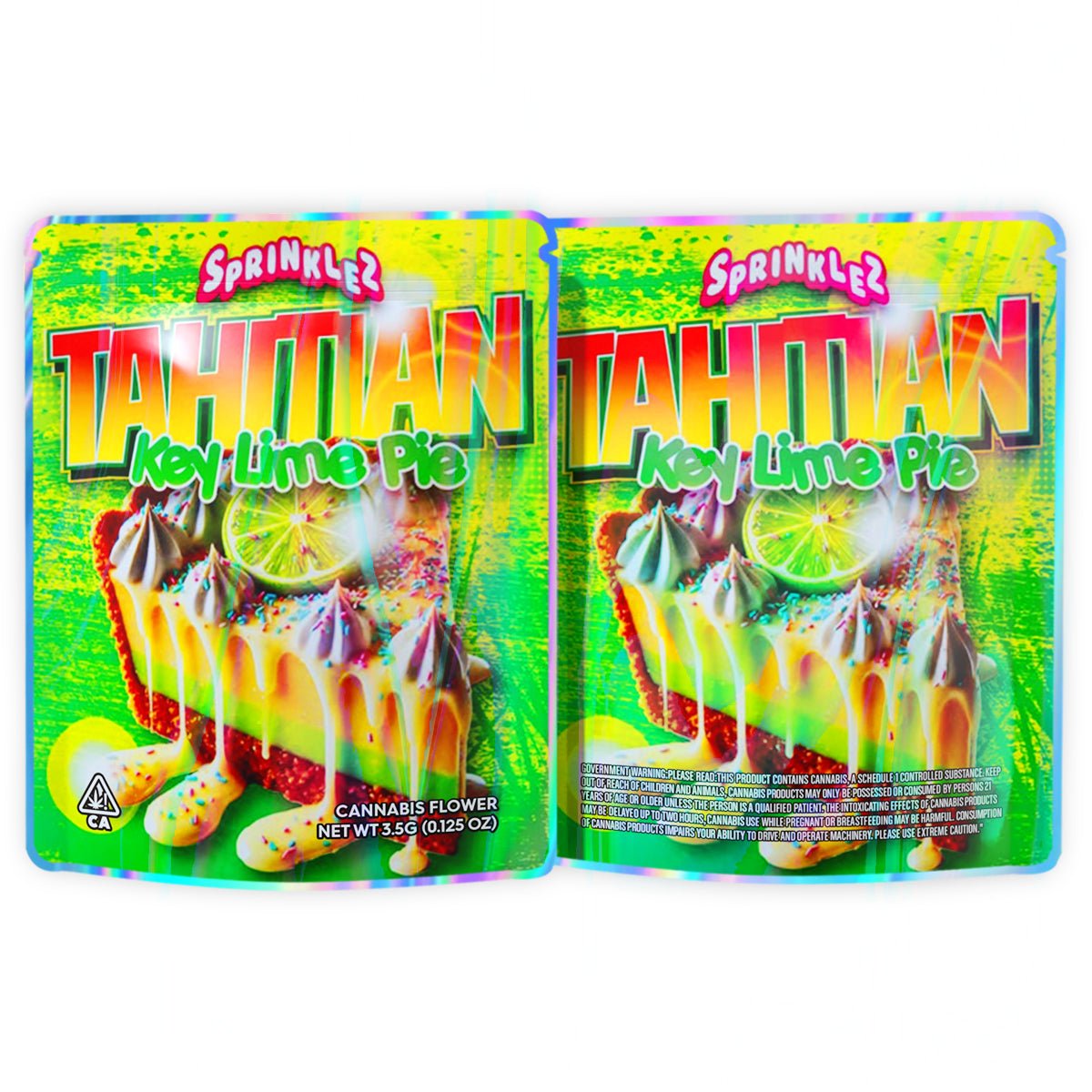 Sprinklez Tahitian Key Lime Pie 3.5G Mylar Bags