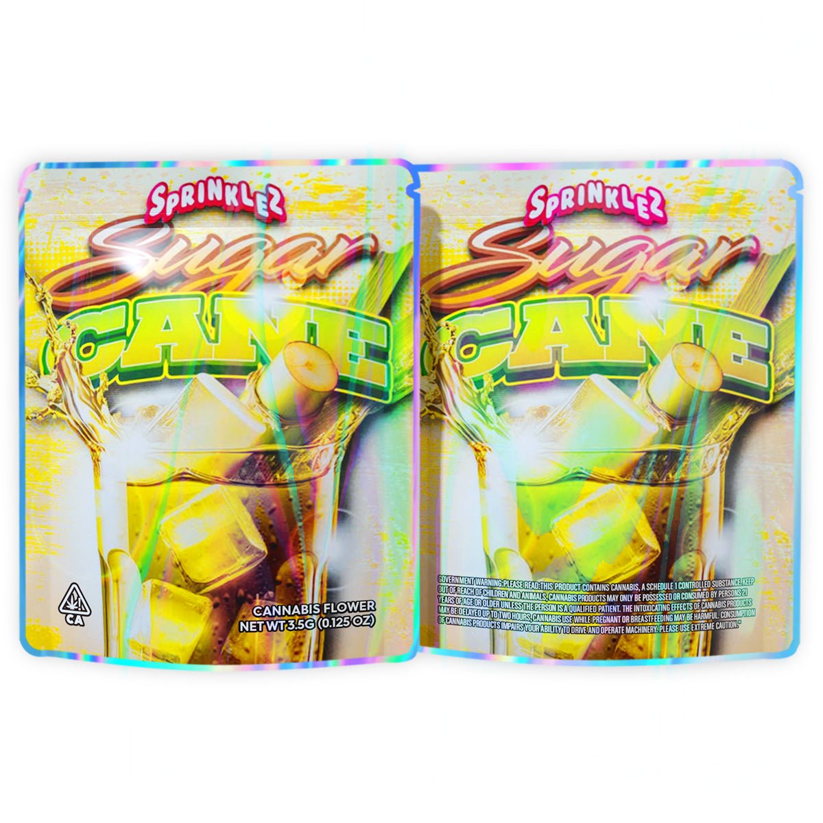 Sprinklez Sugar Cane 3.5G Mylar Bags