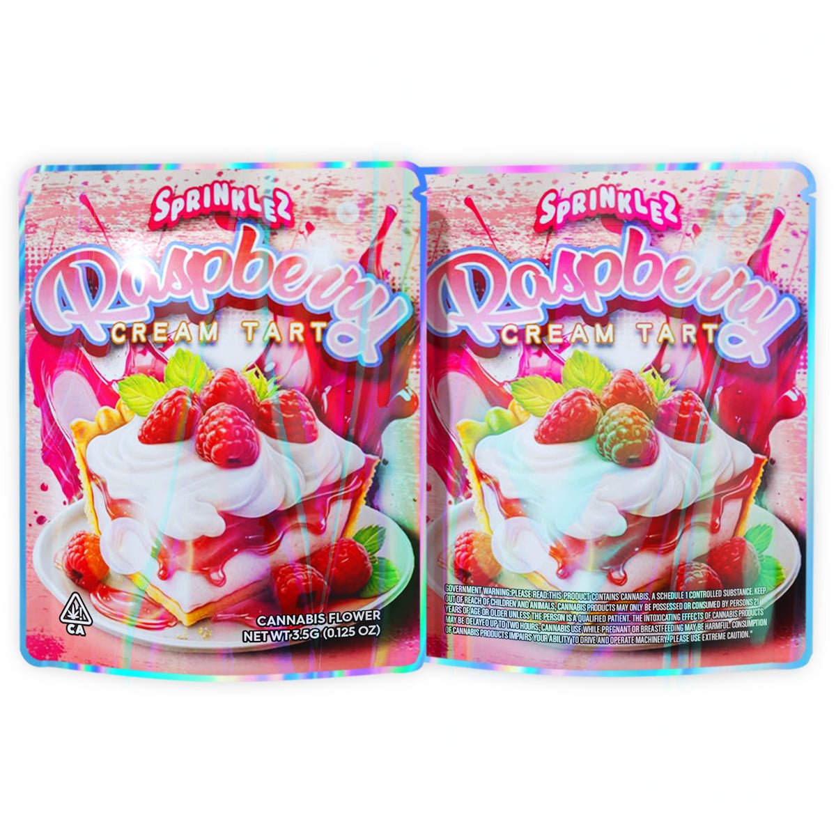 Sprinklez Raspberry Cream Tart 3.5G Mylar Bags