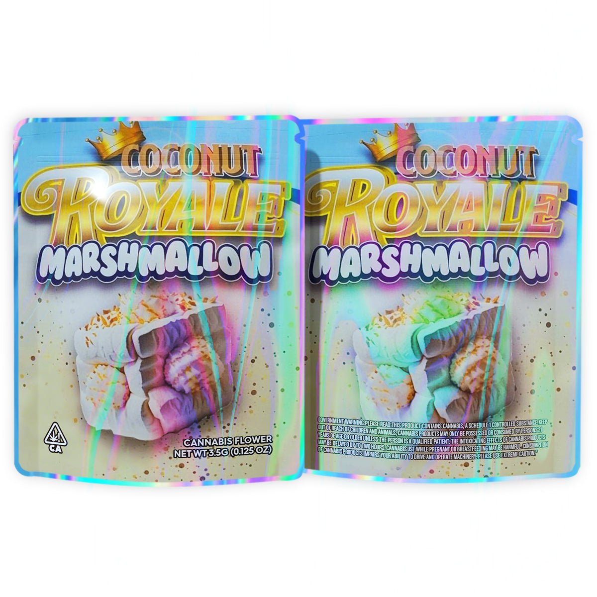 Coconut Royale Marshmallow 3.5G Mylar Bags