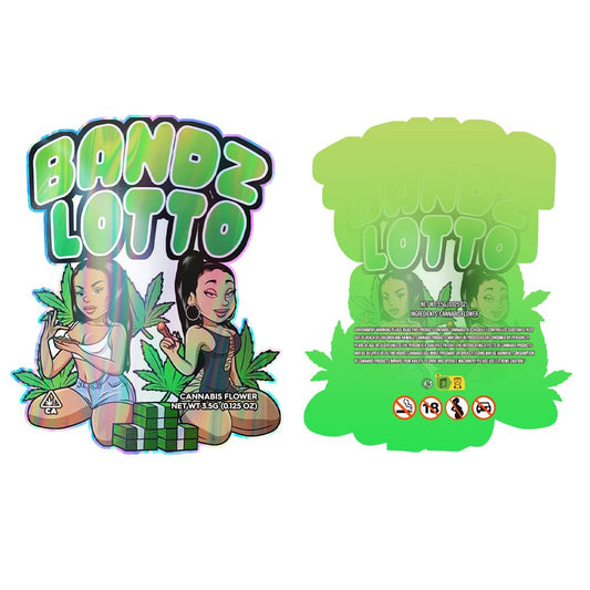 Bandz Lotto 3.5G Mylar Bags