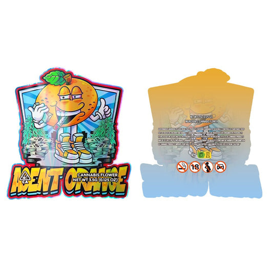 Agent Orange 3.5G Mylar Bags