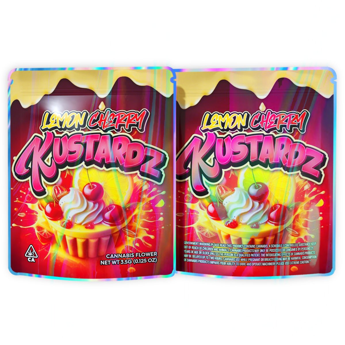 Lemon Cherry 3.5G Mylar Bags