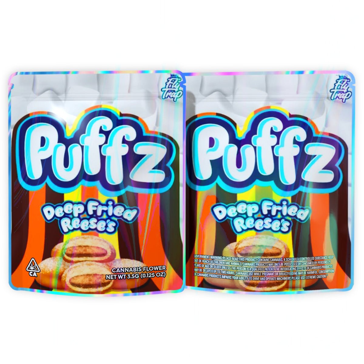 Puffz Deep Fried 3.5G Mylar Bags
