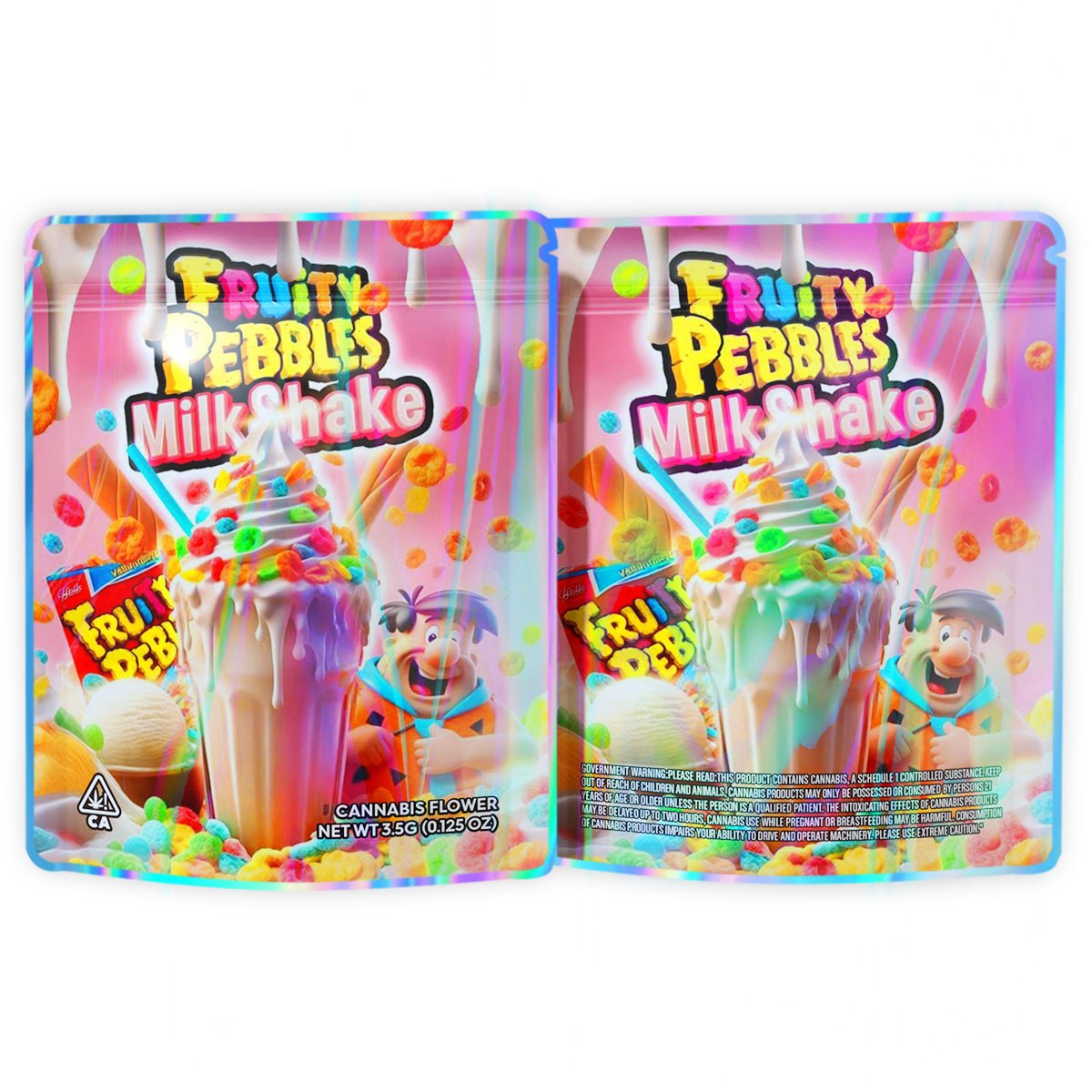 Fruity Pebbles Milk Shake 3.5G Mylar Bags
