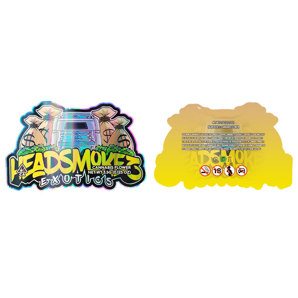 HeadsMokeo Exotics 3.5G Mylar Bags