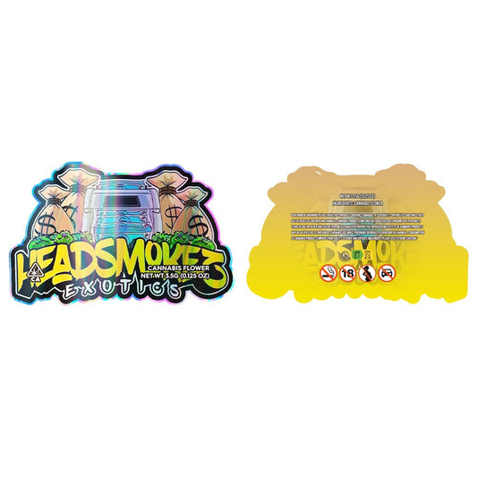 HeadsMokeo Exotics 3.5G Mylar Bags