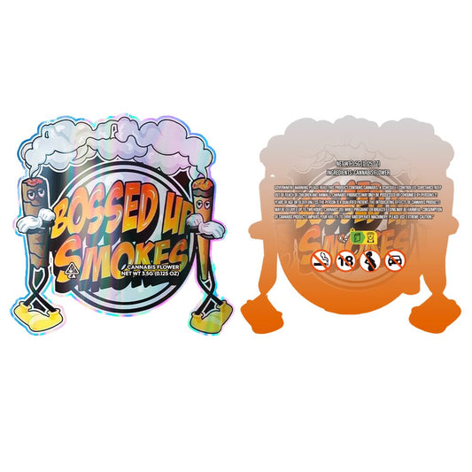 Bossed Up Smokes 3.5G Mylar Bags