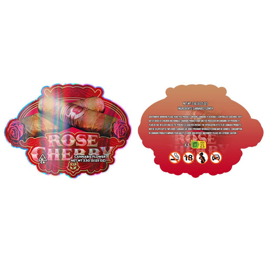 Rose Cherry 3.5G Mylar Bags