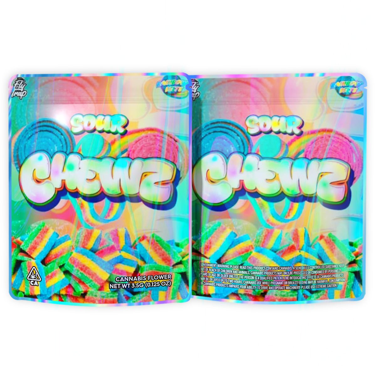 Sour Chewz 3.5G Mylar Bags