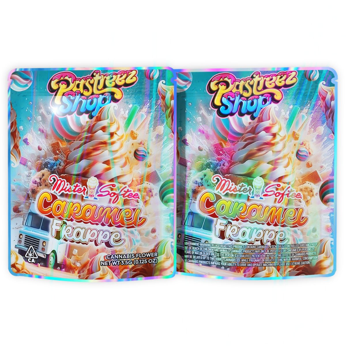 Mister Softee Caramel Frappe 3.5G Mylar Bags