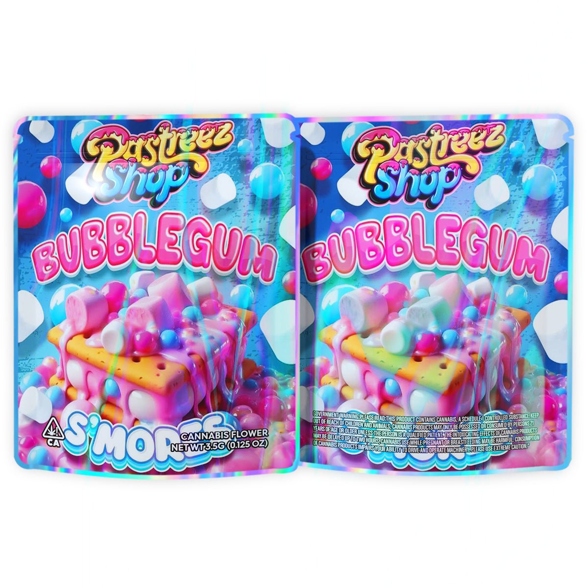 Bubble Gum Marshmallow Sandwich Cookies 3.5g Mylar Bag