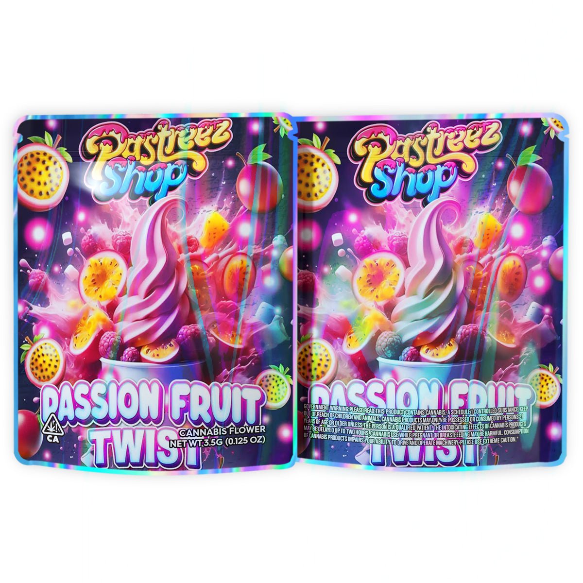 Passion Fruit Twist 3.5G Mylar Bags