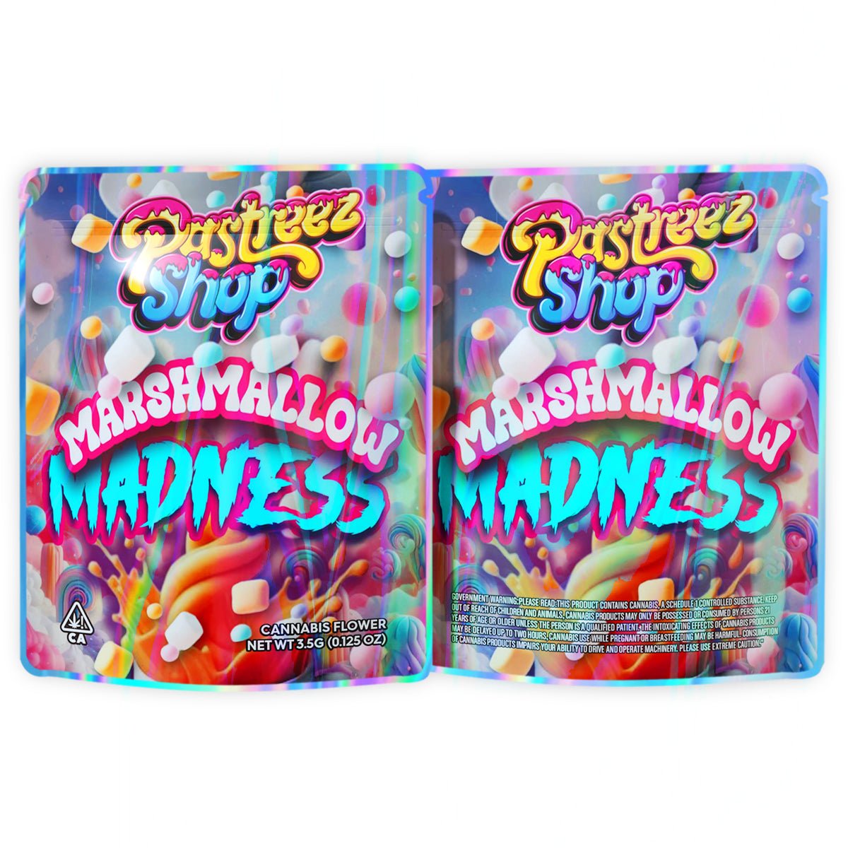 Marshmallows Madness 3.5G Mylar Bags