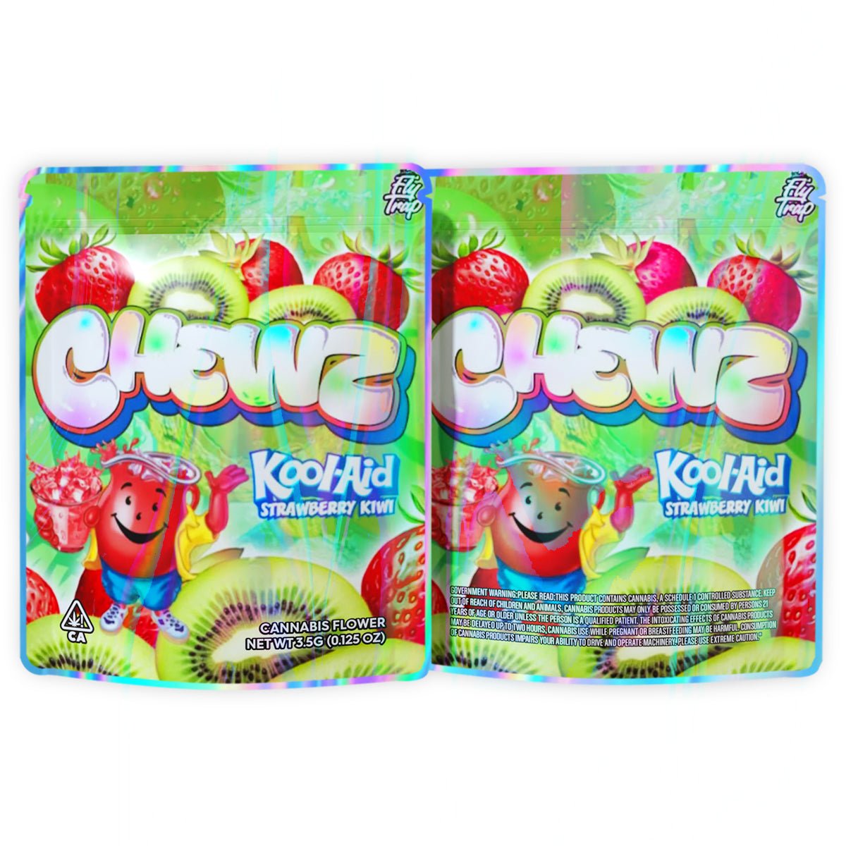 Chewz Strawberry Kiwi 3.5G Mylar Bags