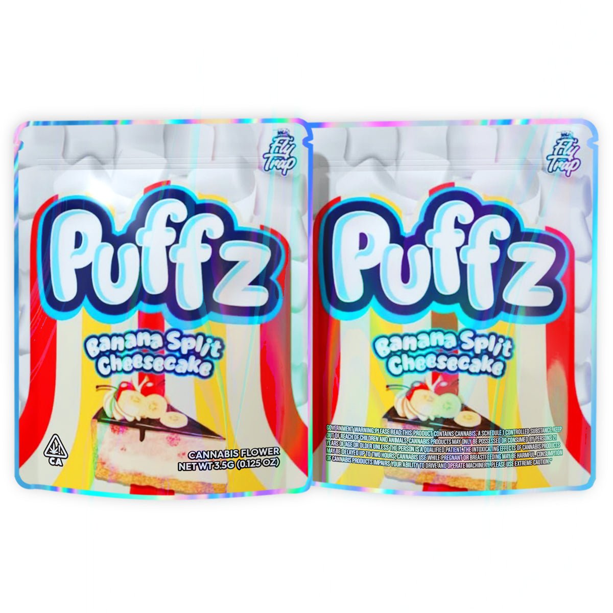 Chewz Banana Split Cheesecake 3.5G Mylar Bags