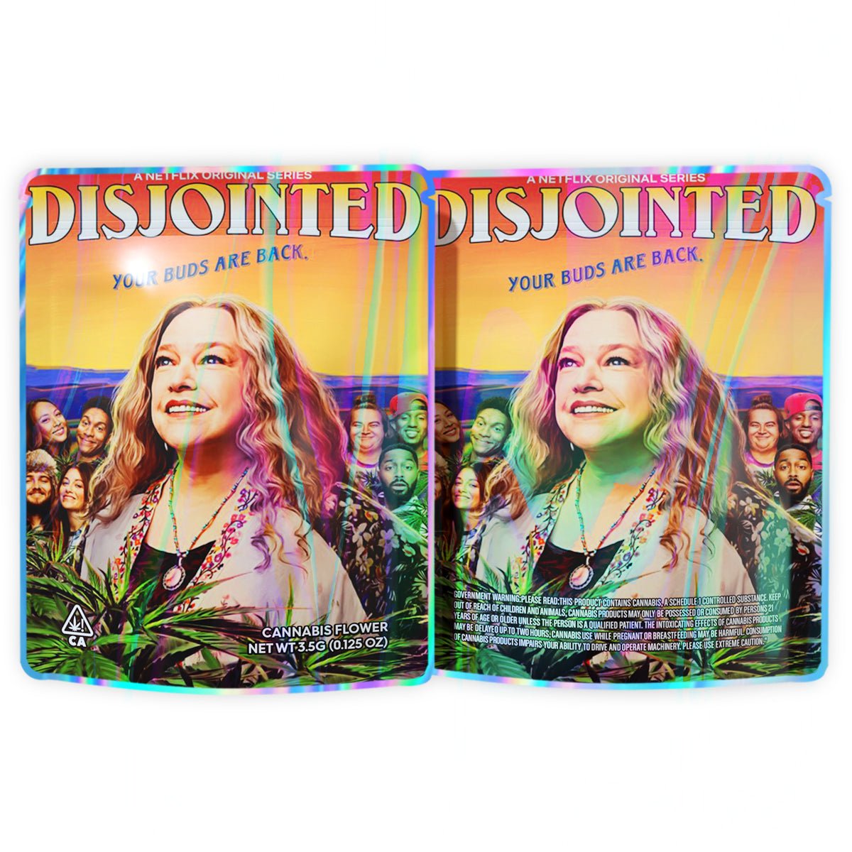 Disjointed 3.5G Mylar Bags