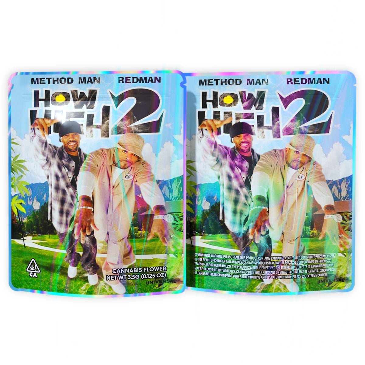 How High 3.5G Mylar Bags