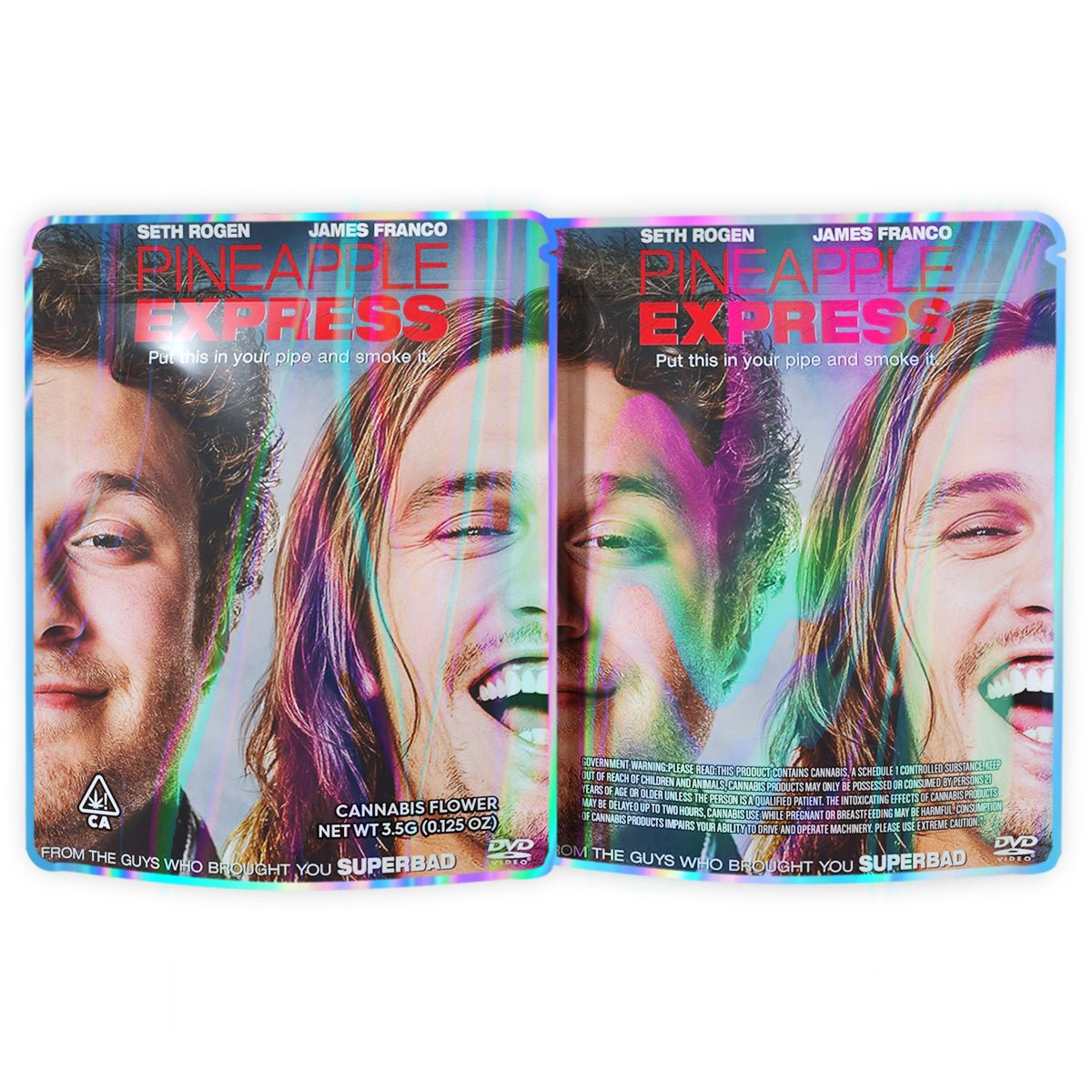 Pineapple Express 3.5G Mylar Bags